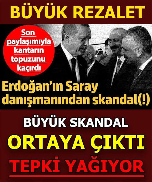 Cumhurbaşkanı Erdoğan'ın Danışmanı Hakkında İddialar Ortaya Çıktı