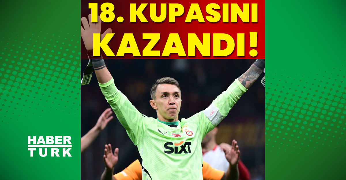 Fernando Muslera, Bülent Korkmaz'ın Rekorunu Eşitledi: Türk Futbolunda En Çok Kupa Kazanan Oyuncu Oldu
