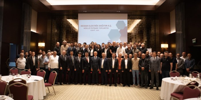 MEDAŞ, Konya'da Elektrikçiler Odası ile Çözüm Ortakları Buluşması Gerçekleştirdi