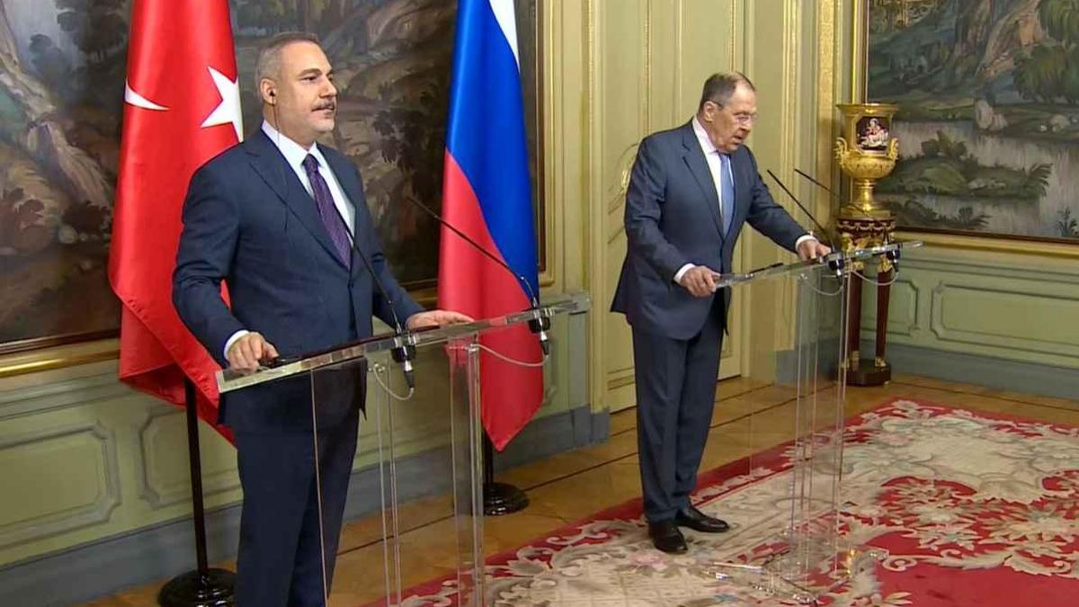 Dışişleri Bakanı Fidan, Rusya Dışişleri Bakanı Lavrov ile Ortak Basın Toplantısı Gerçekleştirdi