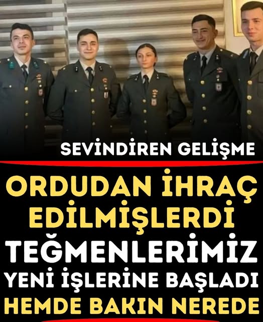 Teğmenler Yeni Görevlerine Atandı