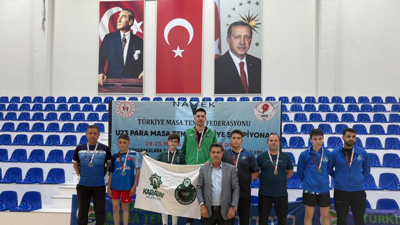 Paralimpik Masa Tenisinde Karataya Çifte Şampiyonluk