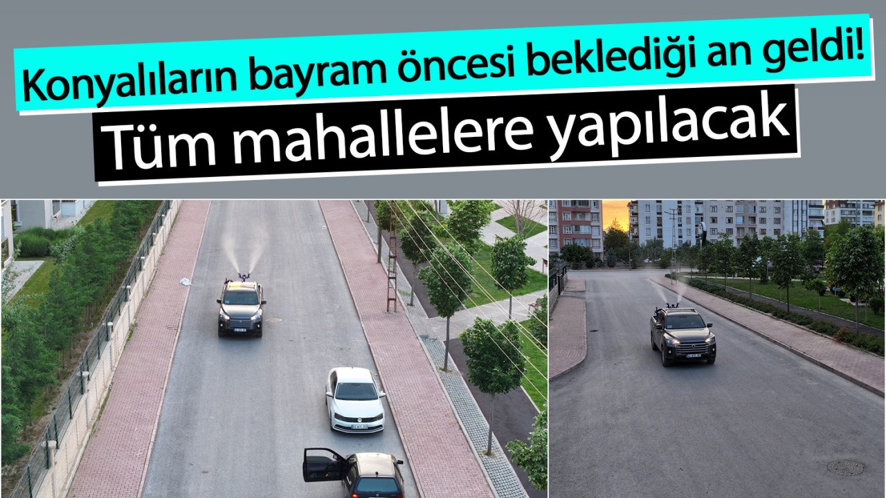 Karatay Belediyesi Bayram Öncesi İlaçlama Çalışmalarını Yoğunlaştırdı