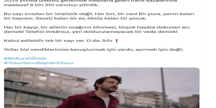 2024'te Trafik Kazalarında 6 Bin 351 Kişi Hayatını Kaybetti