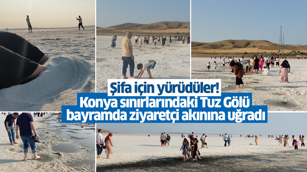 Kurban Bayramı'nda Tuz Gölü Ziyaretçi Akınına Uğradı