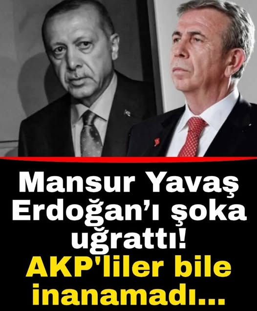Mansur Yavaş'tan Beklenmedik Açıklamalar AKP'de Şaşkınlık Yaratırken Gündemi Sarsıyor