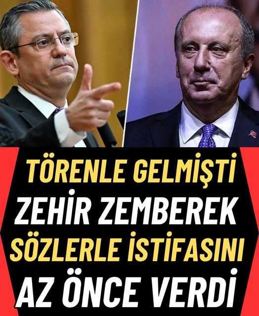CHP'den Zehir Zemberek Ayrılık: Eski Üye Sert Açıklamalar Yaptı