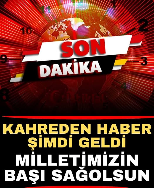 Son Dakika: Üzücü Olayda Milletimizin Başı Sağolsun