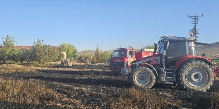 Konya'da Buğday Tarlasında Yangın: Alevler Kontrol Altına Alındı