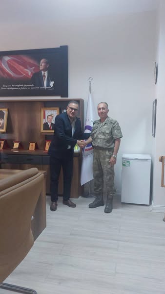 Akşehir'de Garnizon Komutanı ve Cumhuriyet Başsavcısı Veda Ziyareti Gerçekleştirdi