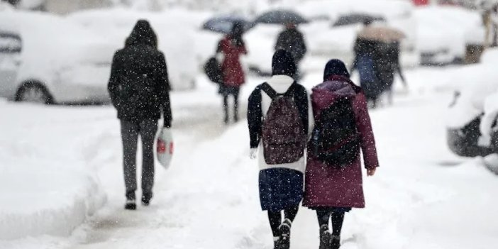 Konya Selçuklu'da Kar Tatili Başladı