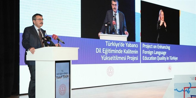 Milli Eğitim Bakanı Tekin: Çağdaş Dil Eğitimine Yönelik Projeler Geliştiriyoruz