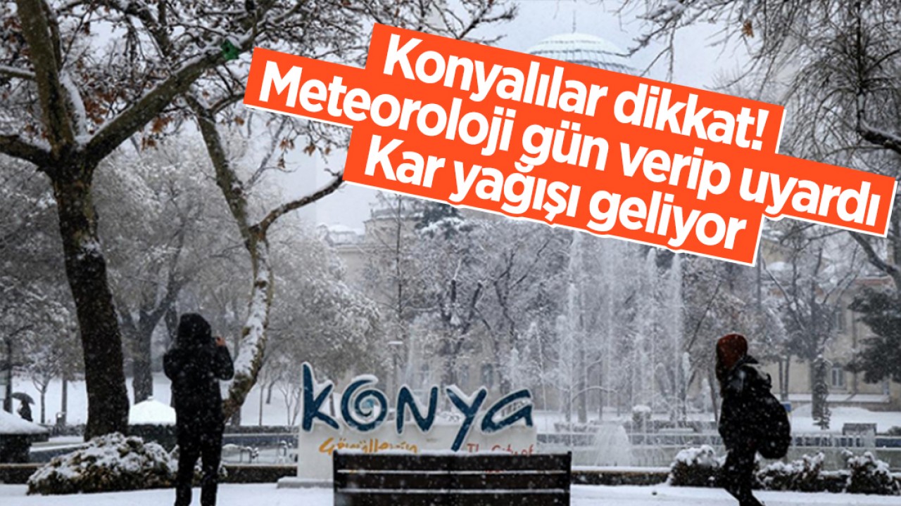 Konyalılar Kar Yağışına Hazırlanıyor