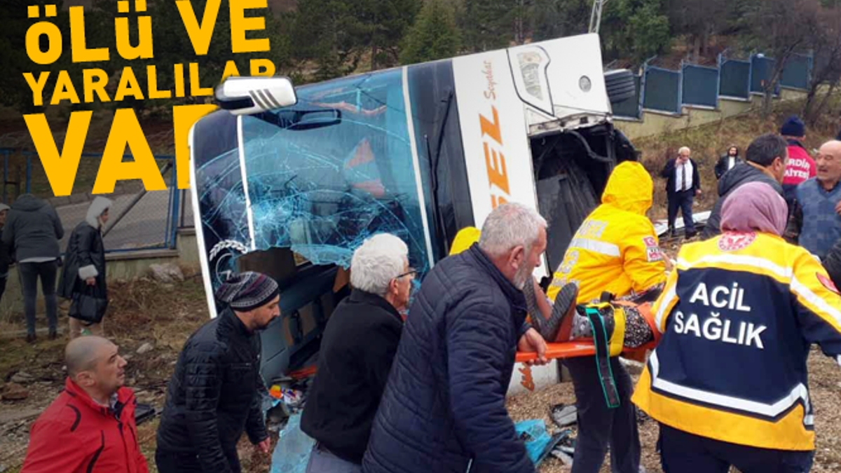 Isparta'da Yolcu Otobüsü Kazası: 1 Ölü, 18 Yaralı