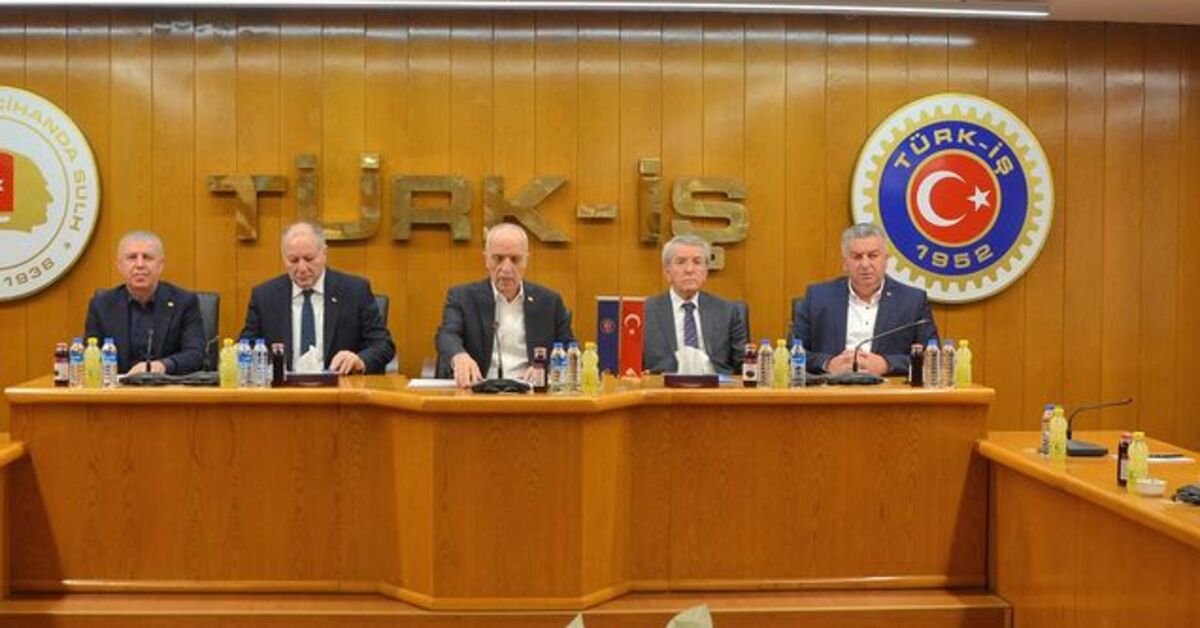 Türk-İş Başkanlar Kurulu Asgari Ücret Toplantısı Öncesinde Bir Araya Geldi