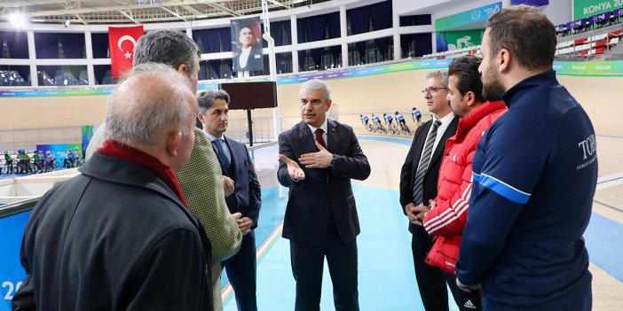 Vali İbrahim Akın'ın Konya Olimpik Veledromu Ziyareti