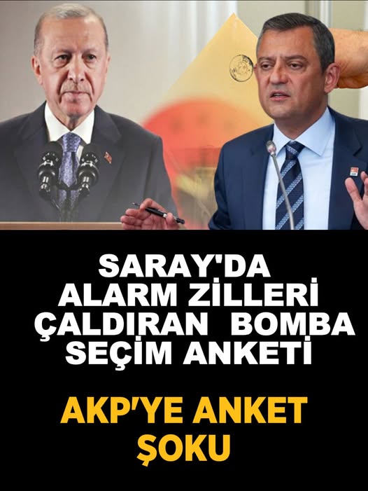 Seçim Anketi AKP'yi Zorlayacak Sonuçlar Gösterdi