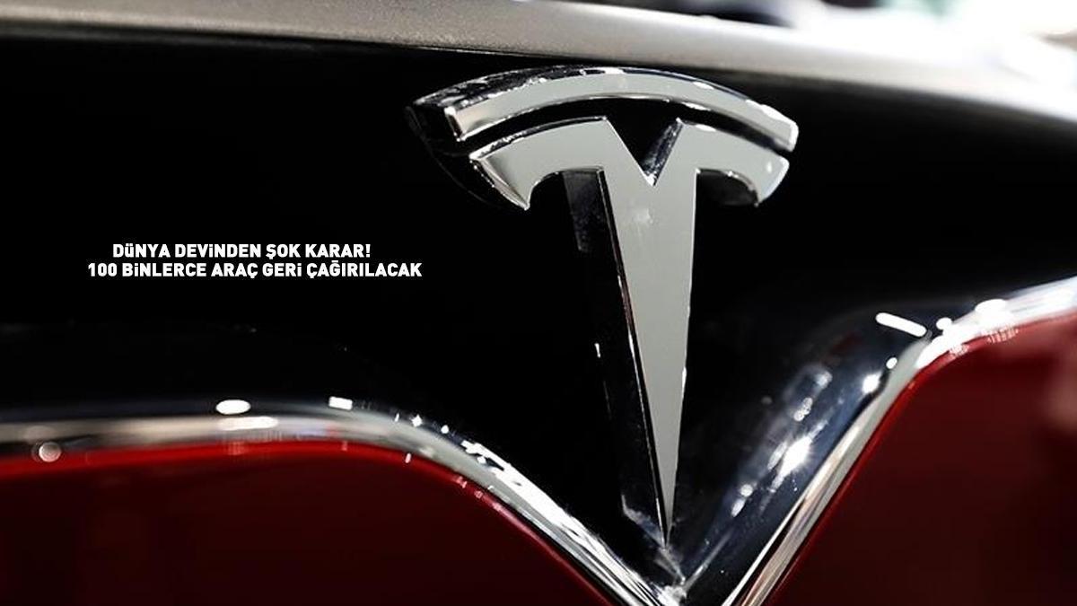 Tesla'dan Büyük Geri Çağırma Kararı: 700 Bin Araç Etkilendi