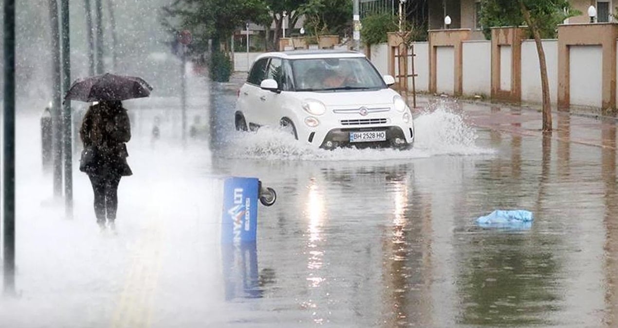 18 Kentte Şiddetli Yağış Alarmı