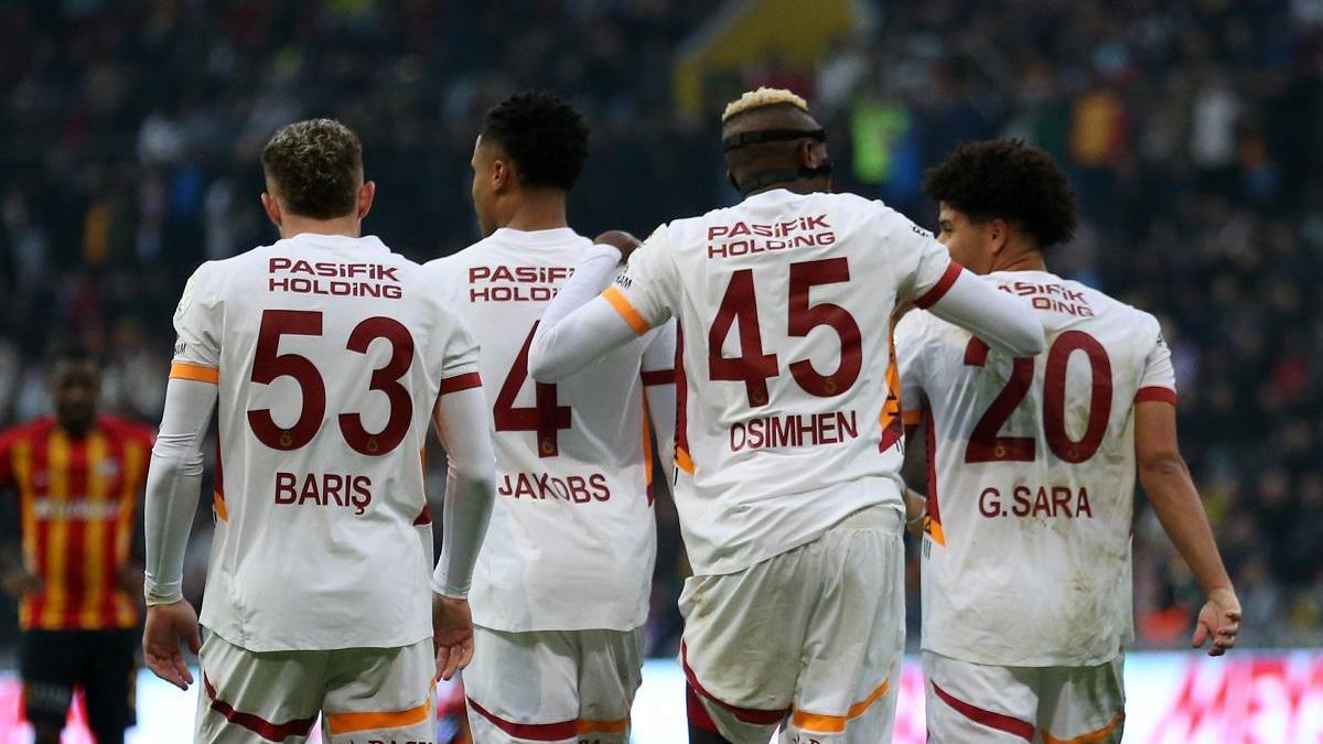 Galatasaray Kayserispor Deplasmanında Farka Koştu