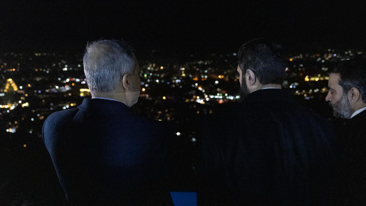 Hakan Fidan ve Ahmed eş-Şara Kasyun Dağı'nda Bir Araya Geldi