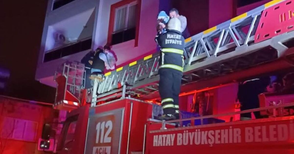 Hatay'da Apartman Yangını: 6 Kişi Dumandan Etkilendi