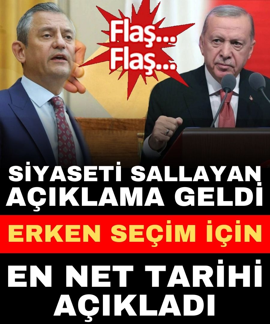 Erken Seçim Tarihi Resmen Açıklandı