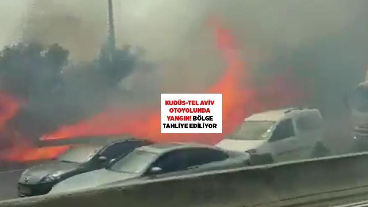 Kudüs'te Kontrolden Çıkan Yangın Askeri Üssüne Ulaştı, Yerleşim Yerleri Tahliye Edildi