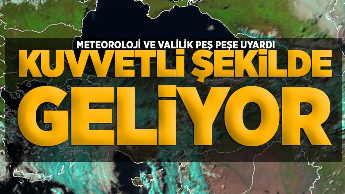 Kuvvetli Yağış Uyarısı: Çok Sayıda İl Etkileniyor