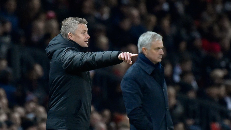 Jose Mourinho ve Ole Gunnar Solskjaer, Süper Lig Derbisinde 6. Kez Karşı Karşıya