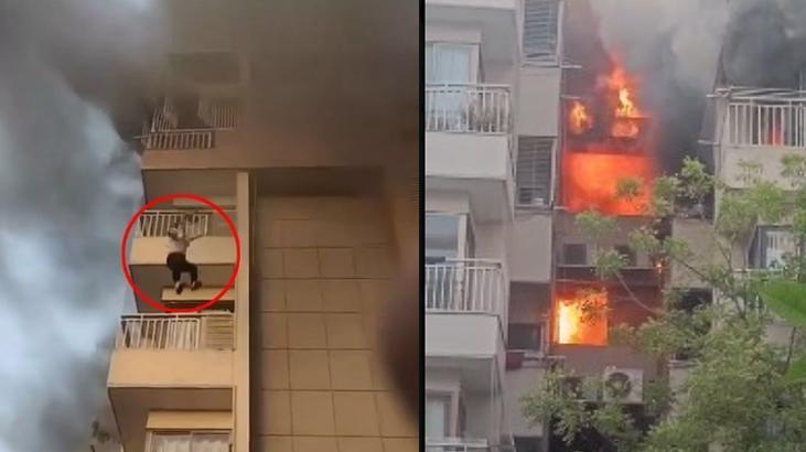 Hindistan'da Binalardaki Yangın: Kadın, Alevlerden Kaçmak İçin 5. Kattan Atladı