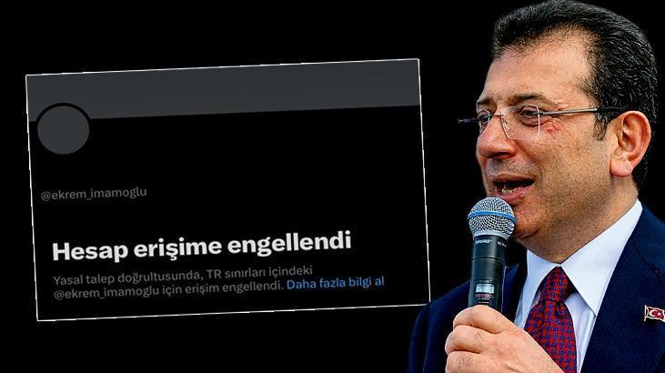 Ekrem İmamoğlunun X Hesabına Erişim Engeli