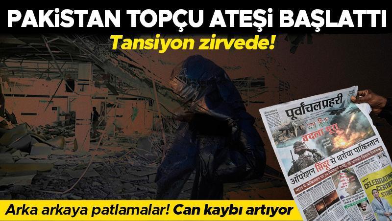 Pakistan, Hindistan'a Karşı Topçu Ateşi Açtı: Havaalanları Kapatıldı, Patlama Sesleri Duyuldu