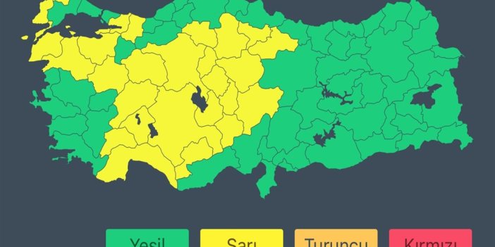 28 İlde Sarı Uyarı: Sağanak ve Fırtına Bekleniyor