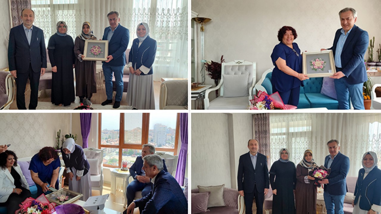 Konya'da Emekli Öğretmenlere Anneler Günü Ziyareti