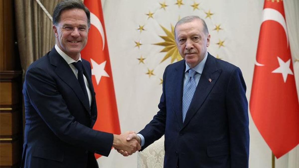 Cumhurbaşkanı Erdoğan, NATO Genel Sekreteri Rutte ile Beştepe'de Buluştu