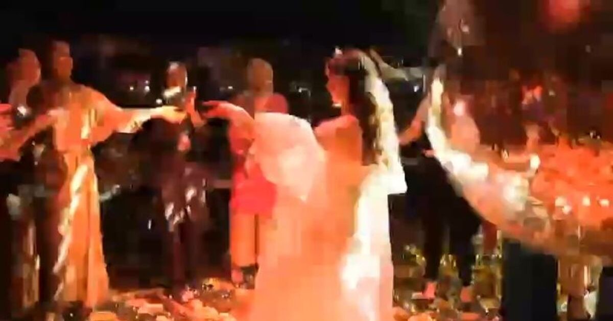 Kına Gecesinde Trajik An: Disko Topu Gelinin Üzerine Düştü