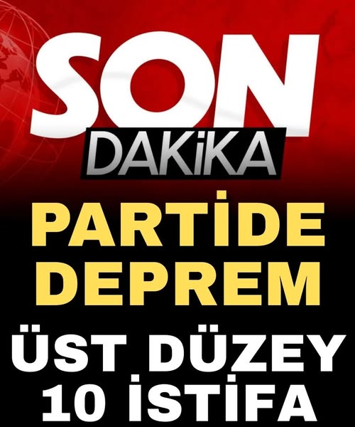 Partide Deprem: Üst Düzey İstifalar Peş Peşe Geldi
