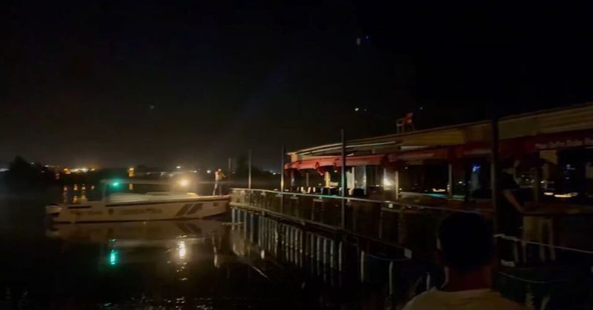 Şanlıurfa'da Fırat Nehri'nde Dube Restoran Akıntıya Kapıldı