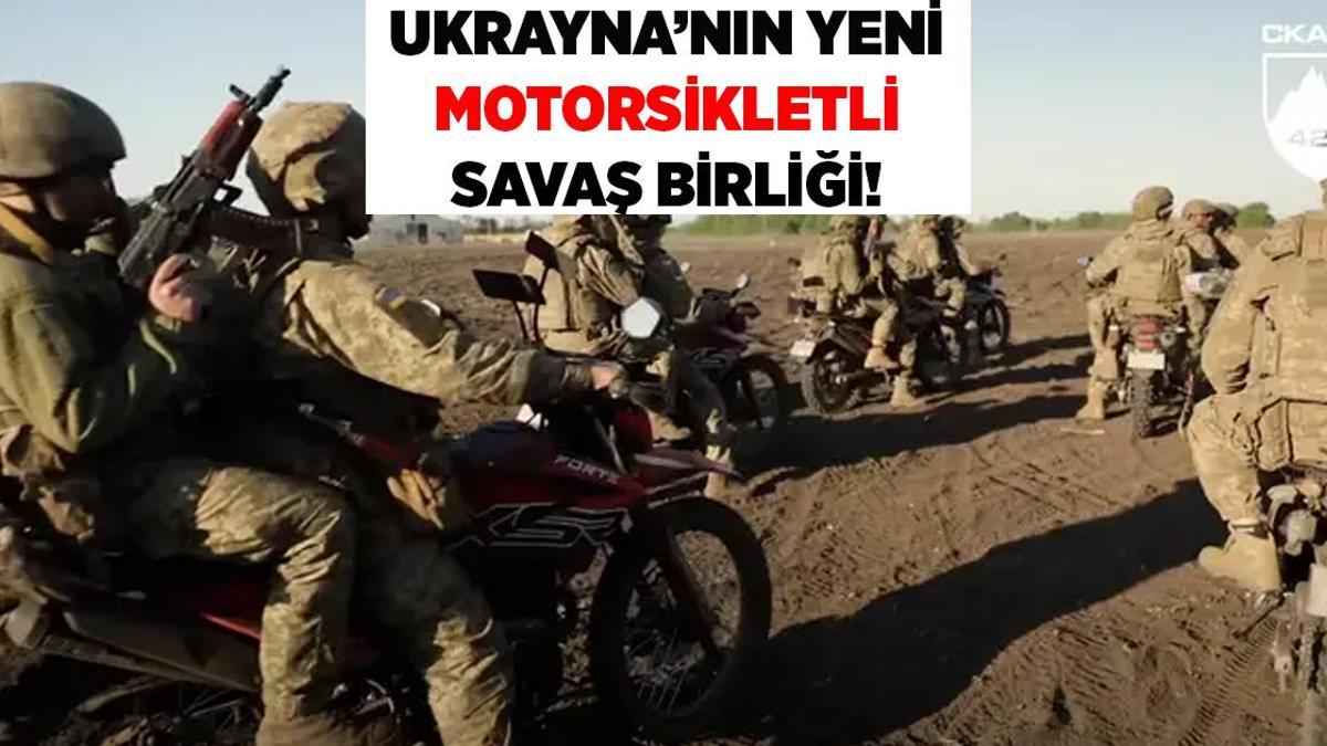 Ukrayna Ordusu Motorsikletli Savaş Birlikleriyle Güçleniyor