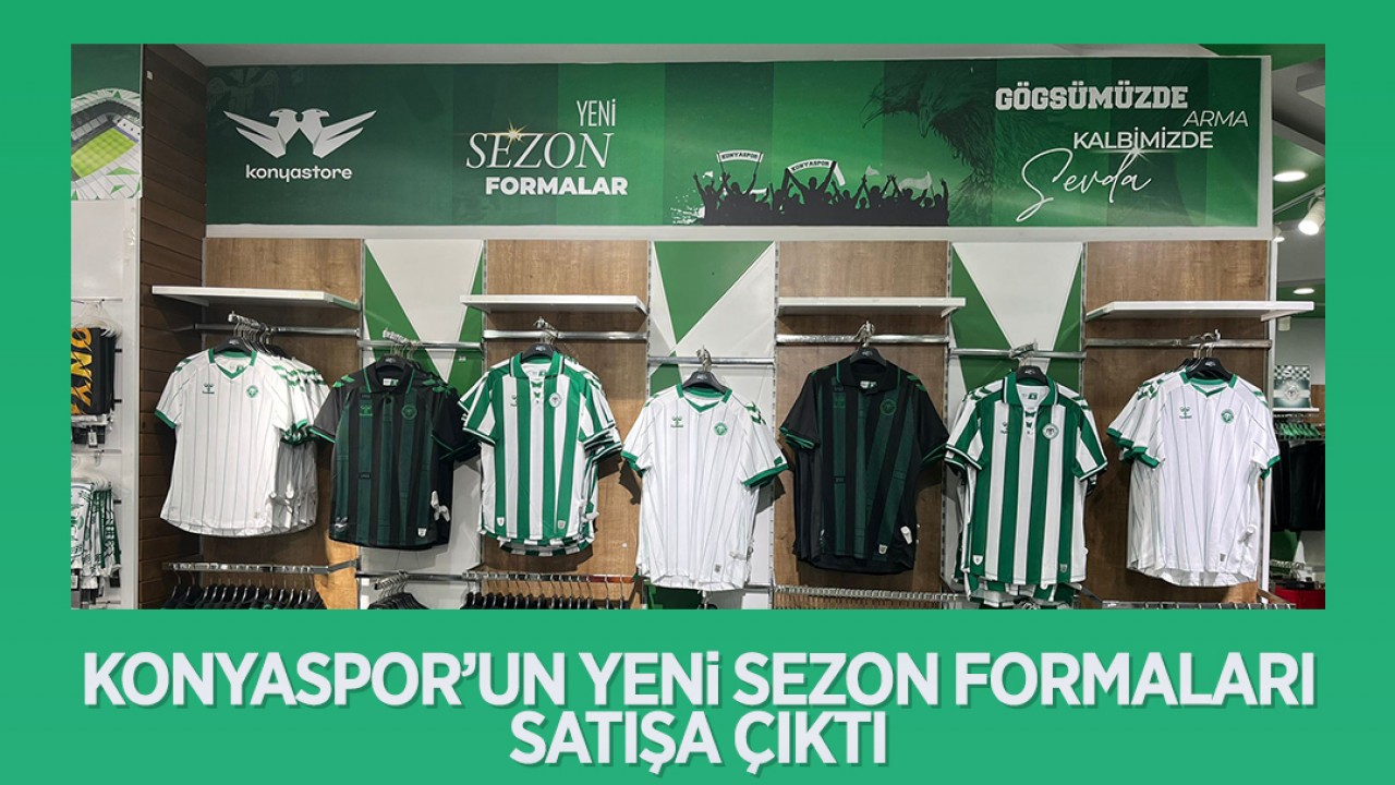 Konyaspor'un Yeni Sezon Formaları Satışta