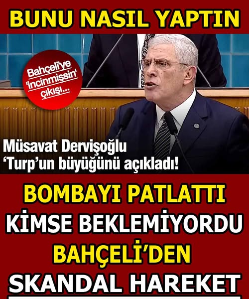 Dervişoğlu'nun İddiaları Bahçeli'nin Geçmişini Gün Işığına Çıkardı