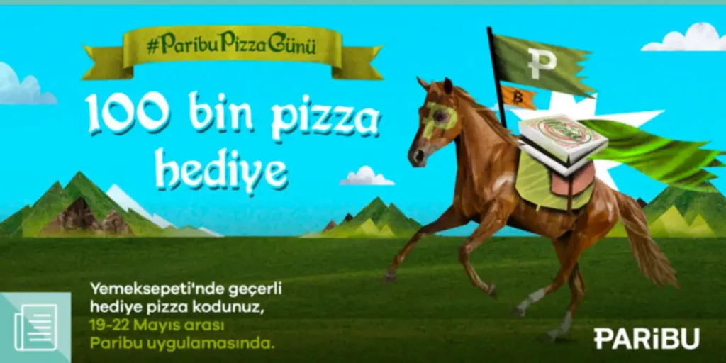 Paribu, Bitcoin'in Yıl Dönümünü 100.000 Pizza ile Kutluyor