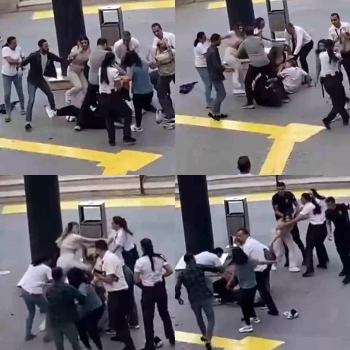 Mersin Forum AVM Önünde Kadınlar Arası Kavga