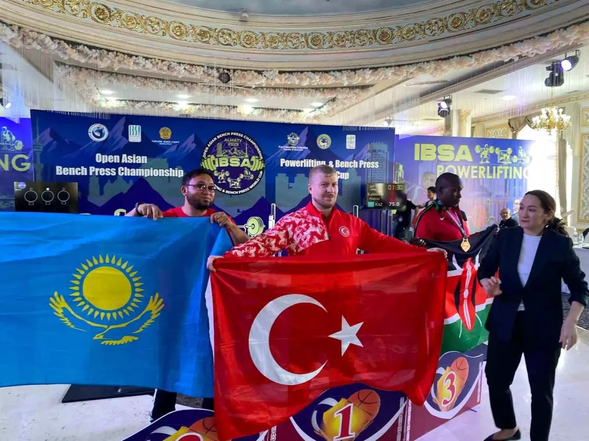 Almatada Görme Engelliler Powerlifting'de Türk Sporcuların Madalya Zaferi