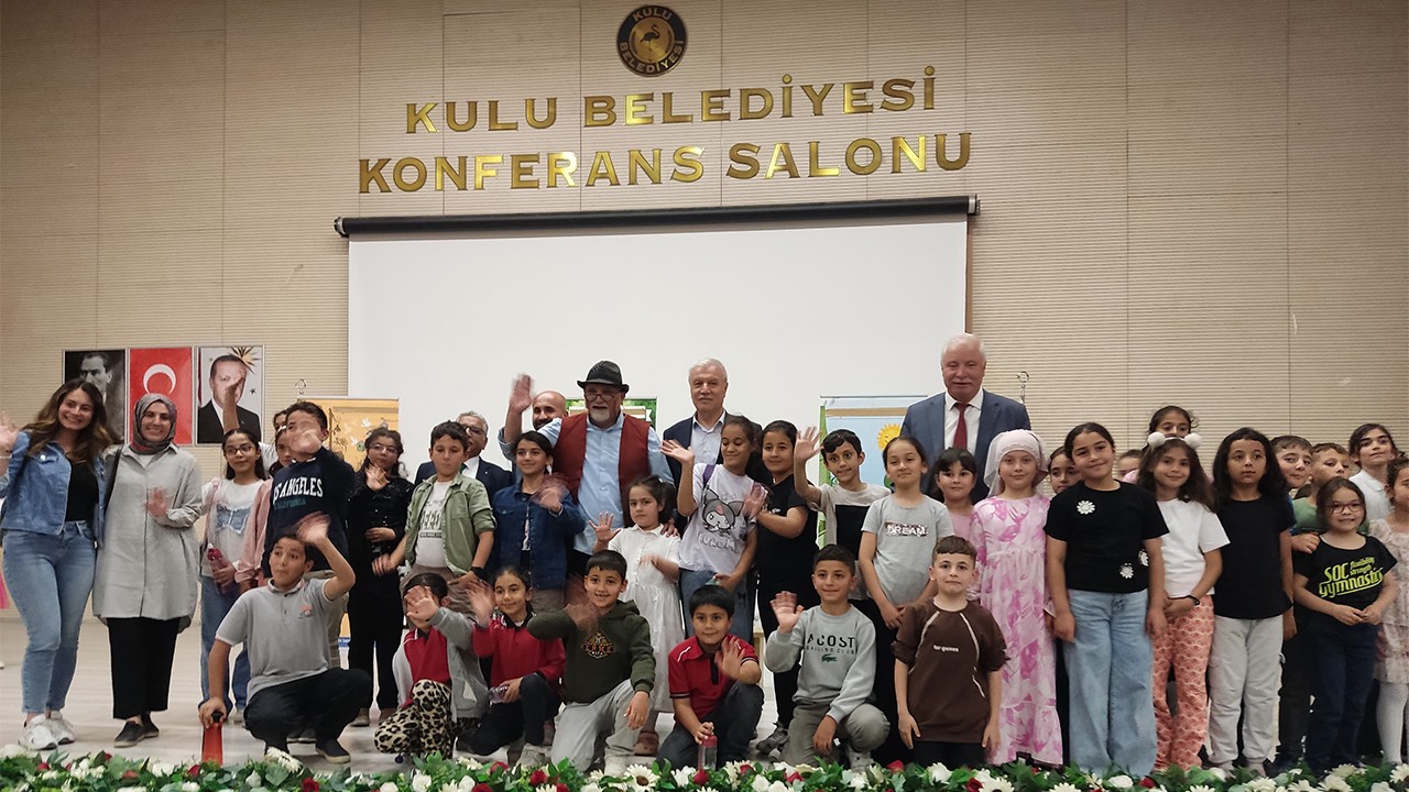 Kulu'da Minik Kalpler Masalcı Değer Dede ile Buluştu
