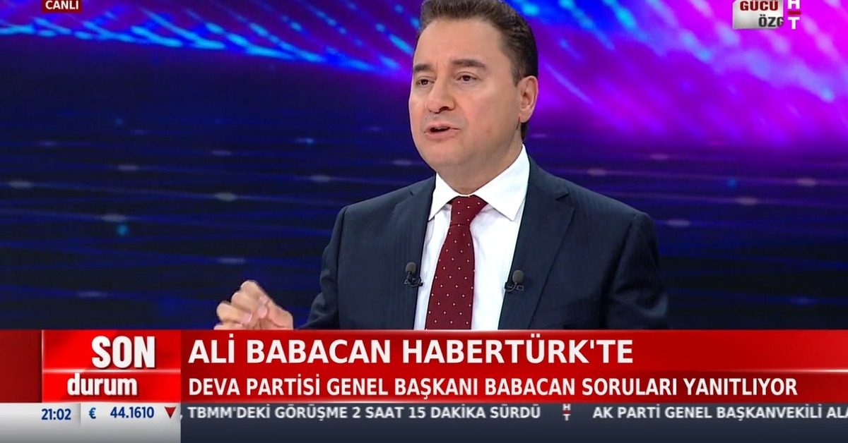 Babacan'dan Habertürk TV'ye Açıklamalar: 