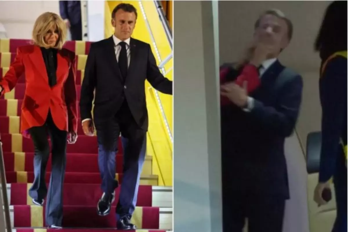 Macron ve Eşi Arasındaki Gergin Anlar Fransa'da Tartışma Başlattı