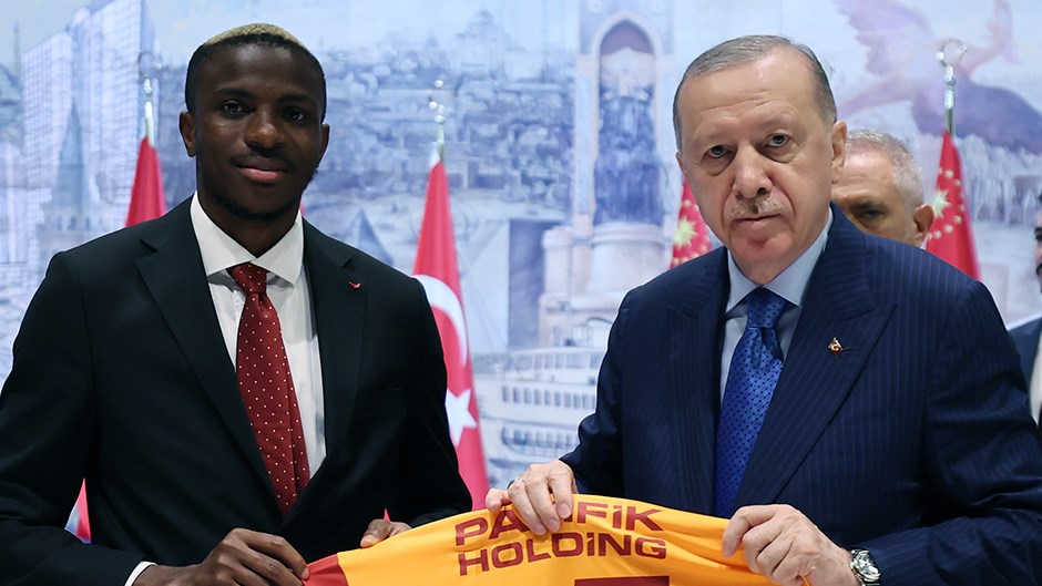 Cumhurbaşkanı Erdoğan Süper Lig Şampiyonu Galatasaray'ı Kabul Etti