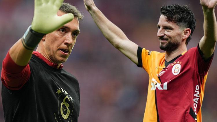 Galatasaray'da Duygusal Veda: Muslera ve Mertens Omuzlarda Uğurlandı